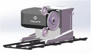 Трион с диамантена тел за машина за гранит